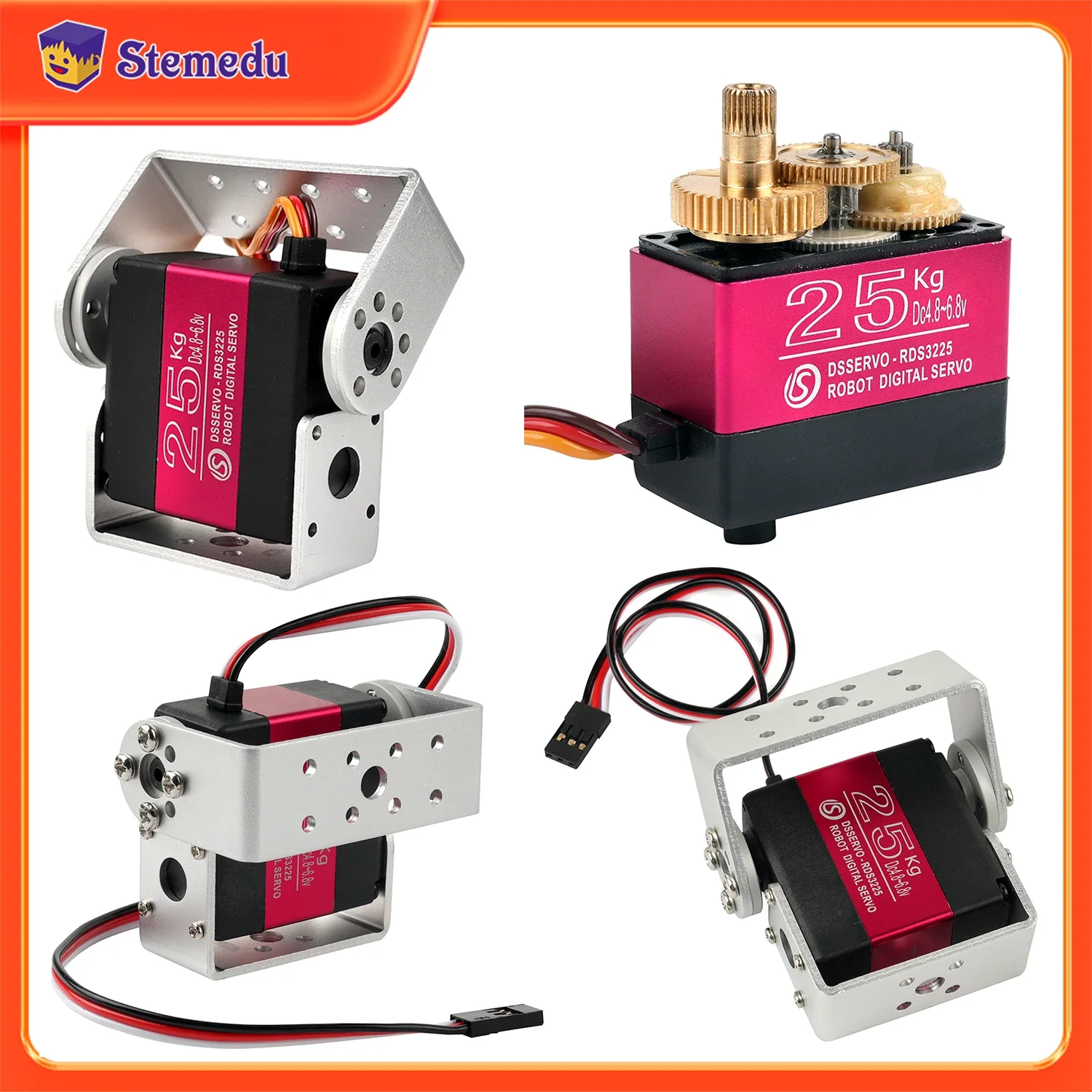 25KG หุ่นยนต์ดิจิตอล Servo แรง - Robot Arm Motor บทวิจารณ์และราคา